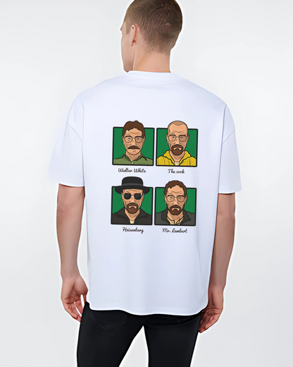 Breaking Bad 'Walter White' Temalı Unisex Siyah Tişört