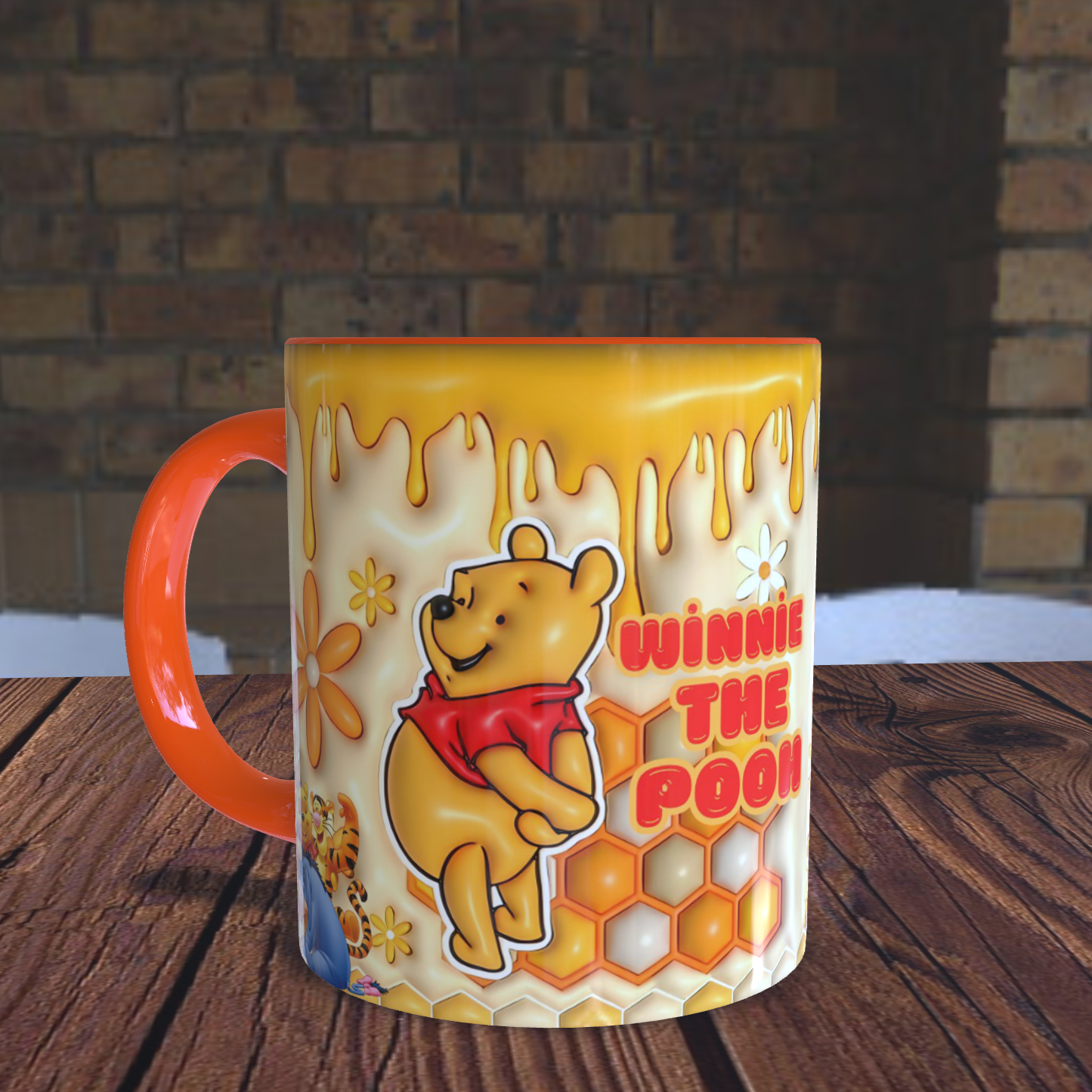 Winnie The Pooh Tasarım Kupa