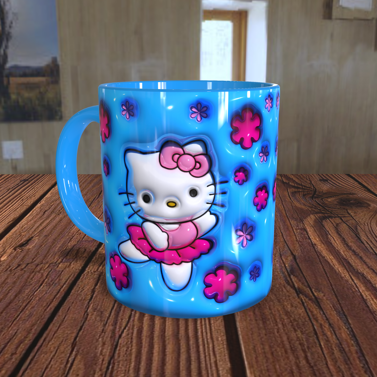 Hello Kitty Tasarım Kupa Bardak-Hediye Kupa Bardak